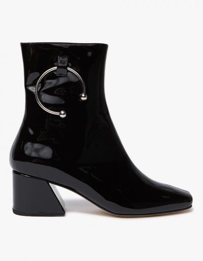 Dorateymur Nizip Boot In Black Patent