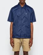 St Ssy Short Sleeve Coach Jacket In Navy
