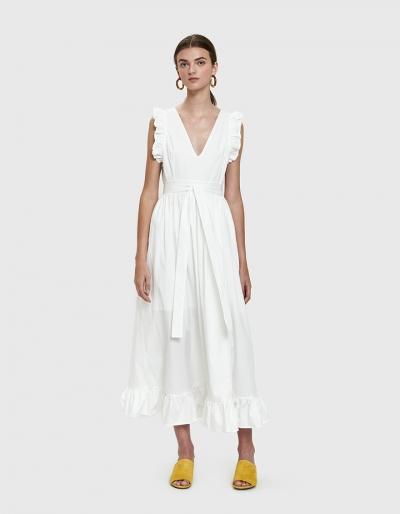Stelen Aurora Long Dress In White