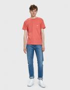 Obey Obey Jumbled Tee In Coral