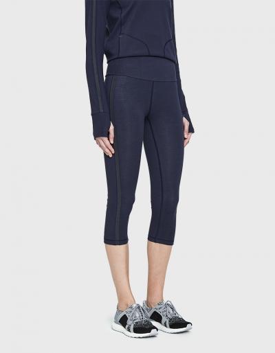 Lndr Highway Cropped Leggings In Navy