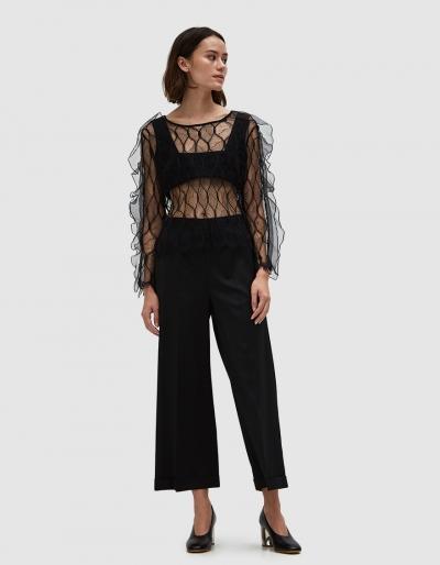 Mm6 Maison Margiela Suit Twill Wool Pant
