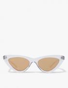 Adam Selman X Le Specs The Last Lolita In Crystal Grey/brass