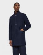Han Kjobenhavn Bankers Trench Coat In Dark Indigo