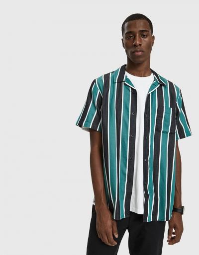 Obey Wicker Woven Button Up