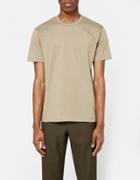 Comme Des Gar Ons Shirt Plain Ss Tee In Olive