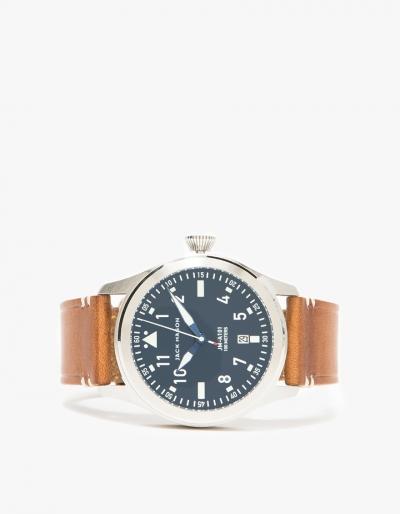 Jack Mason 3-hand Date In Navy/saddle