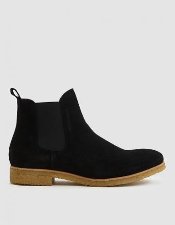 Stb Copenhagen Kelvin Suede Boot In Black