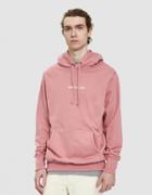 Aim  Leon Dore Logo Kanga Hoodie In Dusty Pink