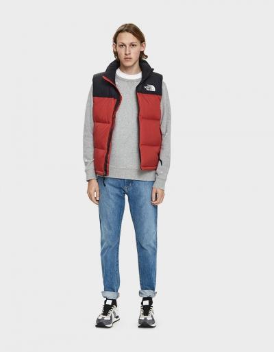 The North Face Black Box 1996 Rto Nuptse Down Vest In Tnf Red