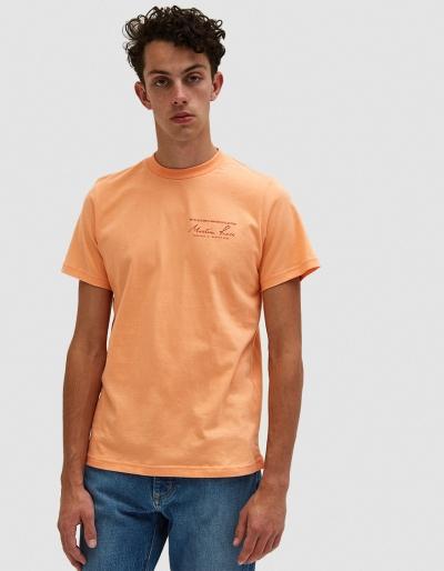 Martine Rose Classic Ss T-shirt In Peach
