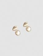 Faris Bronze Petal Drop Earrings
