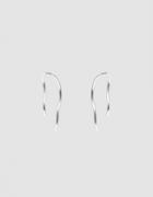 Annika Inez Silver Wavy Draped Earrings