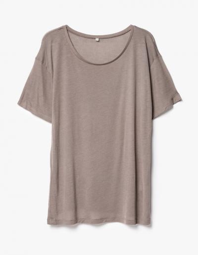 Base Range Loose Tee In Taupe