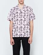 Carhartt Wip S/s Pine Hawaii Shirt In Vegas Pink/black