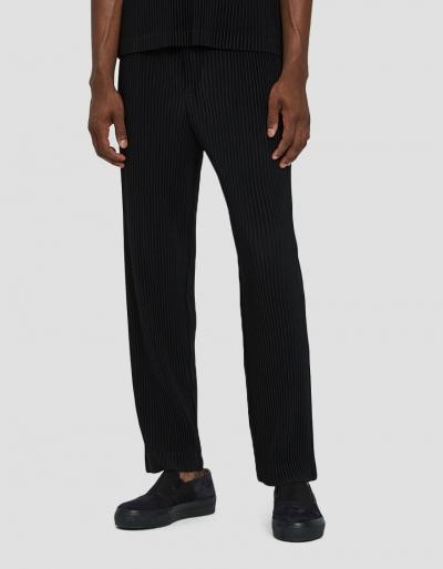 Issey Miyake Homme Plisse Basic Pants In Black