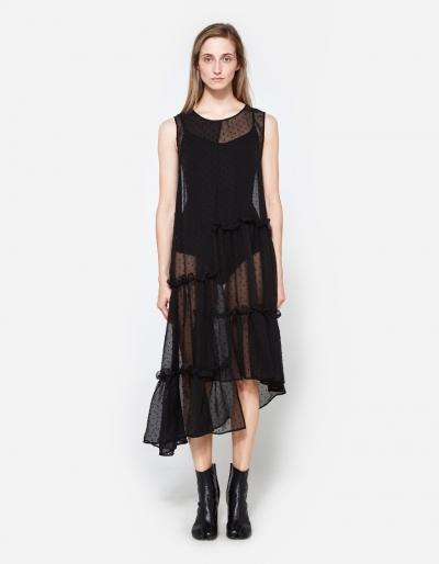 Mm6 Maison Margiela Dot Chiffon Dress