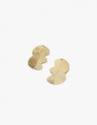 Annie Costello Brown Valentin Earring In Gold