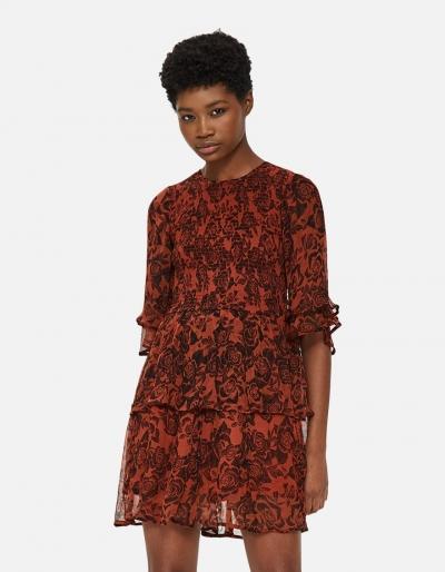 Ganni Beaumont Chiffon Dress
