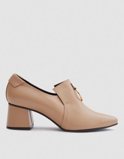 Reike Nen Ring Middle Loafer In Beige
