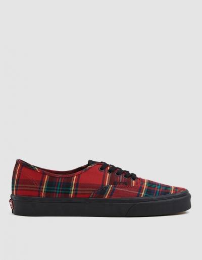 Vans Authentic Sneaker In Red/black
