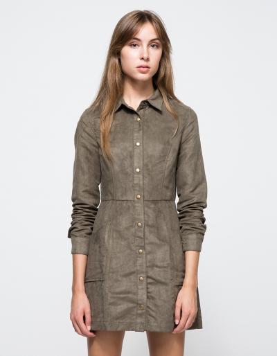 Stelen Halston Dress In Olive