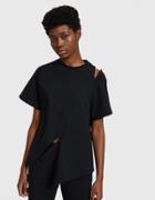 Proenza Schouler Asymmetric Top In Black