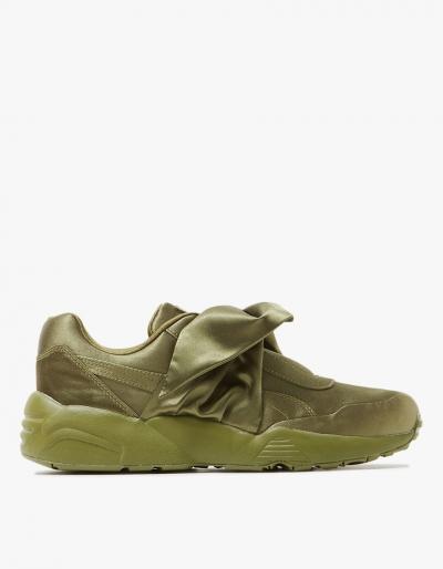 Puma Bow Trinomic In Olive Branch