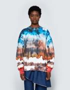 Acne Studios Yana Oil In White/red/multi