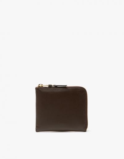 Comme Des Gar Ons Wallet Classic Leather Line Sa3100 Wallet In Brown