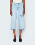 Frankie Cropped Baggy W/ Palm Trees