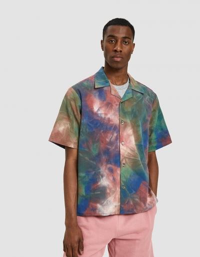 Aim  Leon Dore Short Sleeve Leisure Shirt In