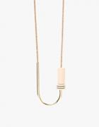 Maslo Jewelry Chock A Block In Gold/nude