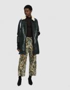 Rachel Comey Jaunt Crinkled Patent Coat