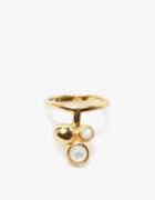 Lizzie Fortunato Cluster Ring In Pearl