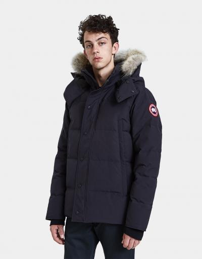 Canada Goose Wyndham Parka In Navy