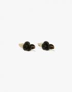 Trademark Small Rosebud Earring In Black