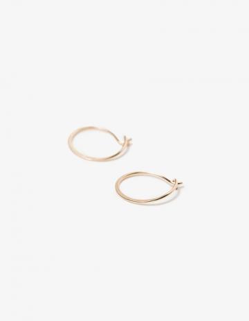 Drift Riot Tiny Gold Hoops