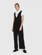 Ganni Clark Jumpsuit In Black