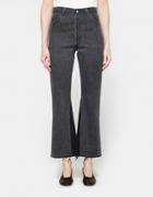 Re/done Leandra Crop Flare In Black
