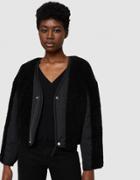 T By Alexander Wang Twill Bomber Jacket With