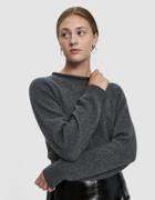 Margaret Howell Cast Off Roll Neck Sweater In Derby Grey
