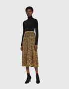 Proenza Schouler Tiger Jacquard Knit Pleated