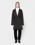 Nsco Grown Coat In Black