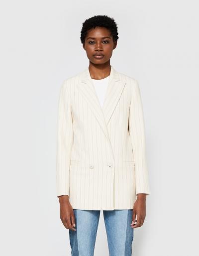 Ganni Moscow Jacket In Vanilla