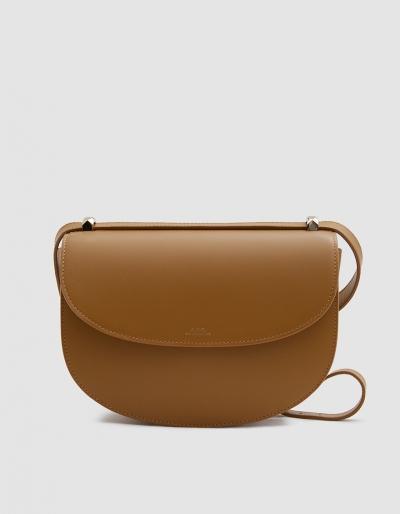A.p.c. Gen Ve Shoulder Bag In Camel