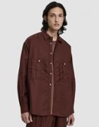 Dima Leu Wool Button Up