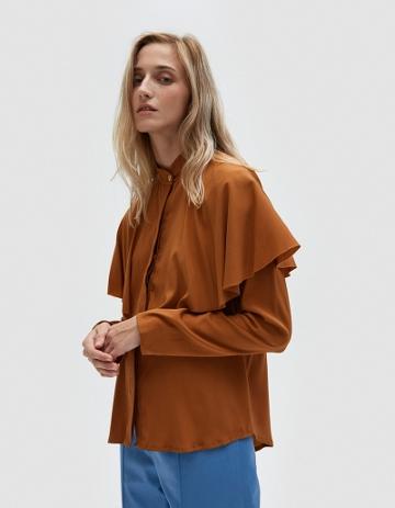 Delfina Balda Sasha Blouse In Ginger