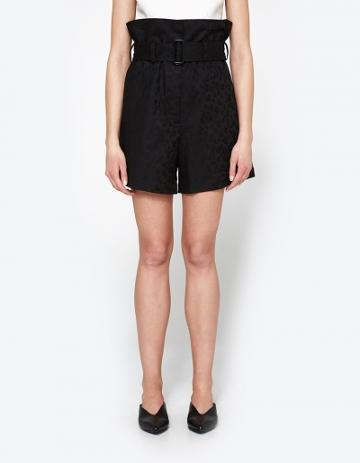 Caron Callahan Dover Short In Black Jacquard
