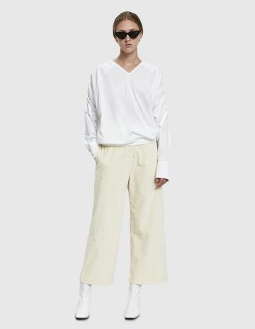 Mijeong Park Wide Leg Corduroy Pant